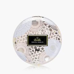 Santal Vanille - 3 Wick Tin Candle