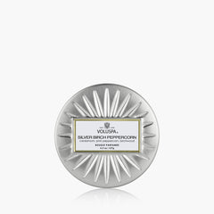 Silver Birch Peppercorn - Mini Tin Candle