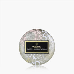 Tahitian Coconut Vanilla - Mini Tin Candle