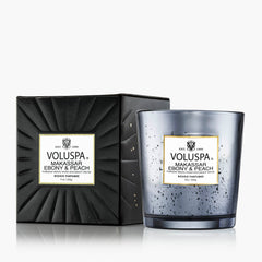 Makassar Ebony & Peach - Classic Candle