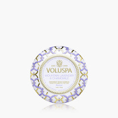 Mountain Lavender & Chamomile - Mini Tin Candle