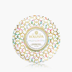 Wildflowers - 3 Wick Tin Candle